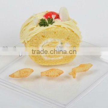 transparen cake or fruits plate