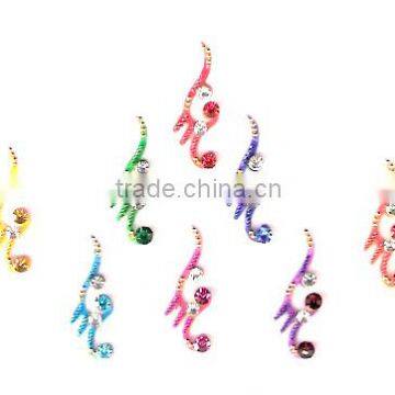 Easy Removable Crystal Art Fashion traditional Bindi Sticker/new Latest Indian Fancy bindi Sticker