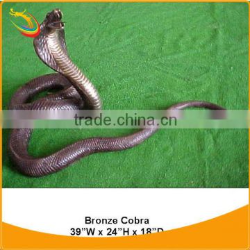 Bronze Cobra Sculpture Bronze Snake Sculpture Bronze Small Animal Sculpture Bronze Animal Garden Sculptures
