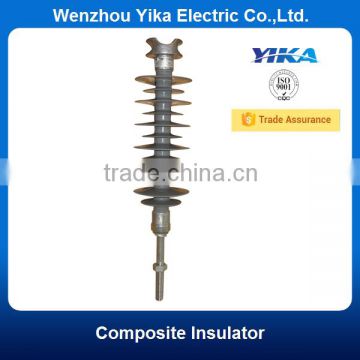Wenzhou Yika IEC 33KV Line Post Insulator Silicone Rubber Pin Insulator