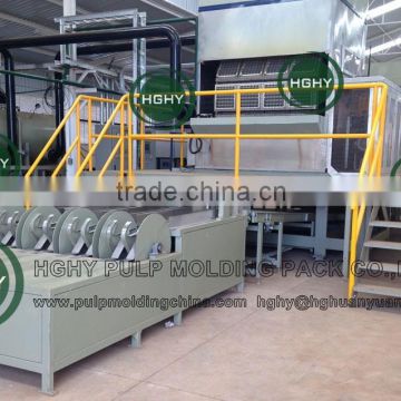 Recycled waste paper automatic egg tray pulp molding machine