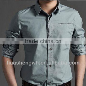 china fashion men long sleeve shirt