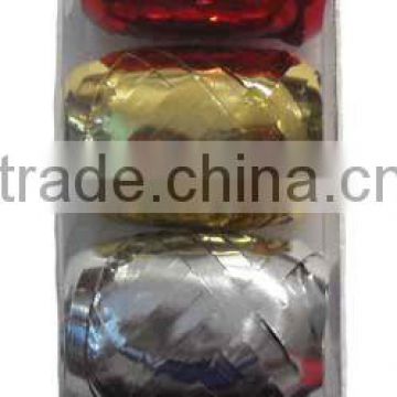 HOT SALE! Gift Packaging Decorations Metallic Poly Curly Ribbon Cop