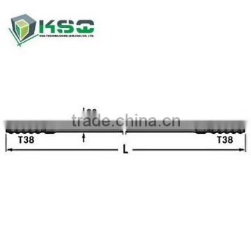 4 Inch / 6 Inch Threaded Drill Rod T38 Hex Extension Rod