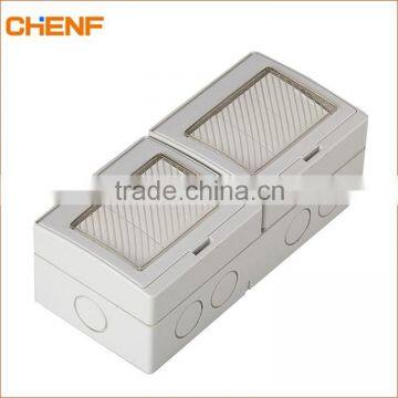 CHENF IP55 Newest hot sale high quality waterproof wall switch bathroom switch kitchen switch and socket CF-4GS