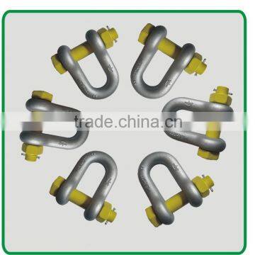 US Type Load rated Chain Shackle with Safety Pin