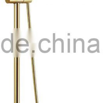 Golden brass shower mixer & wall mounted faucet & shower set GL-336