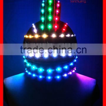 TC-0133 LED robot helmet, LED tron dance helmet, light up LED helmet