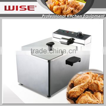 Top Quality Efficient 8L Potato Fryer Mechanical Type Hotel Equipment