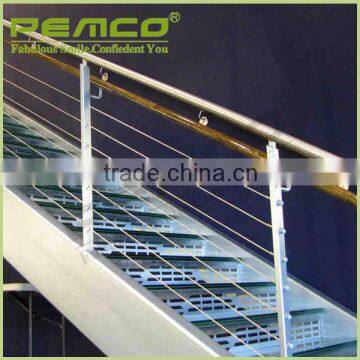 Hot sale custom design indoor outdoor Mirror Wall Mounted stainless steel handrail for stairs