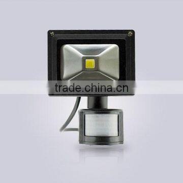 110-240v sensor 10W PIR LED flood light 45000K