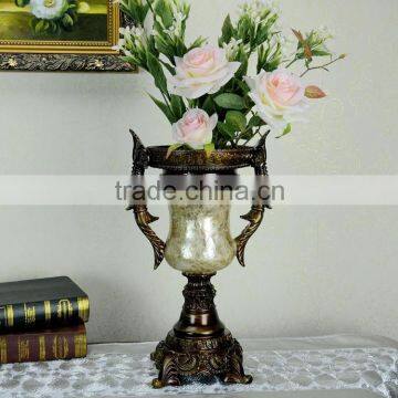 best selling traditional gracious mosaic resin vase