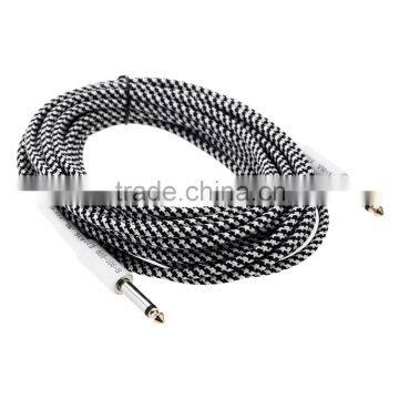 26ft / 8m 6.35mm Mono Male to 6.35mm Mono Male Cable Wire Cord for Guitar Bass Instrument