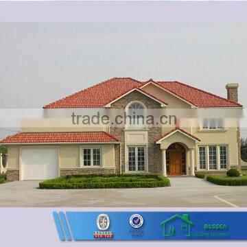 BV verified 350M2 luxury prefab light steel villa