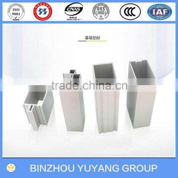 Aluminum extrusion section 6000 series for composite curtain wall