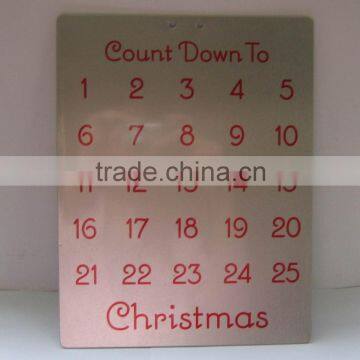 X-mas tin plate, Christmas tin plate with magnet