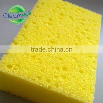 Yellow PU scrubber sponge