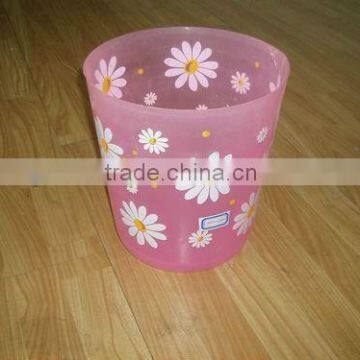 high quality good design cartoon plastic dustbin injection mould