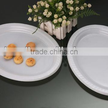 10inch white plastic disposable plates PS