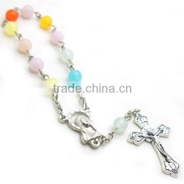 rosary,religious transparent acrylic beads decade rosary,Catholic rosary,arcylic beads necklaces