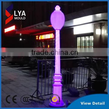 PE material led lighting pillar