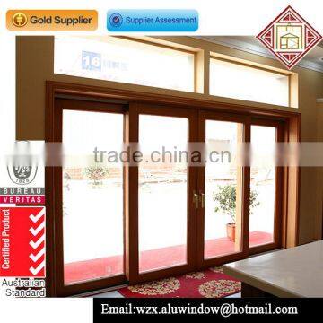 exterior waterproof tempered glass sliding door