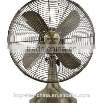Honeyhouse brand 16" Table fan desk fan metal brass high end fan to worldwide looking for distributor elegant strong wind