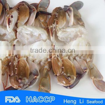 HL003 Wholesale frozen cut crab of three spot crab