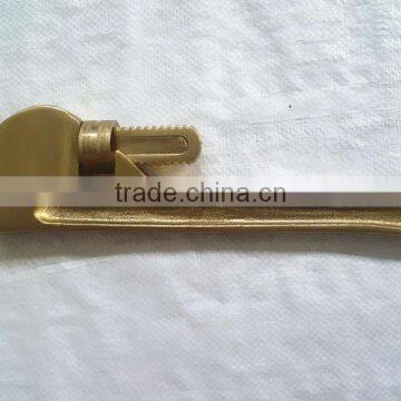 Bohai brand tools non-sparking 8'' (200mm)pipe wrench American type