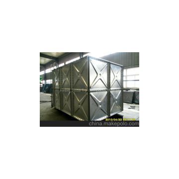 2012 New Pressed Steel Galvanized Water Storage Panel Tank For Firefighting