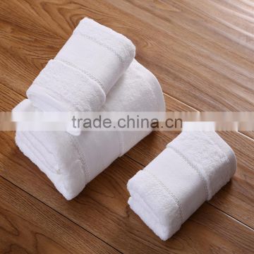 white color hotel towel 100% cotton ,hotel towel set