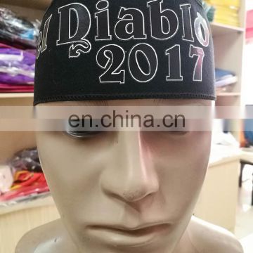2017 El Diablo Run Game Headband black color