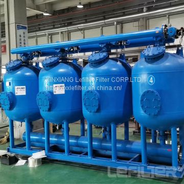 Shallow Sand Filter System for River Water Filtration Treatment