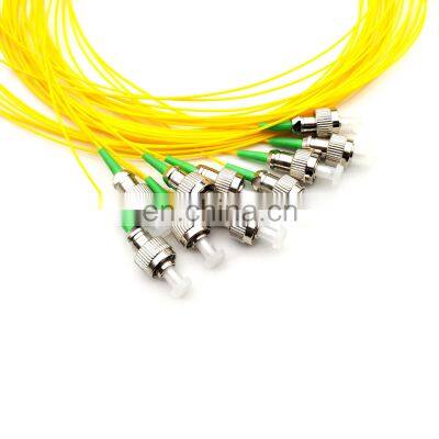 FTTH 12 Color Cores ST UPC APC Single Mode G652D G657A 0.9mm Fiber Optic Bundle Pigtail