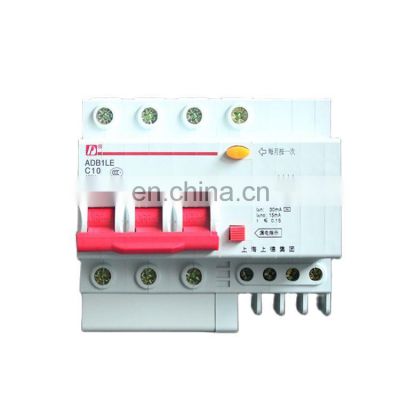 Group of three-phase four-wire on/switch/circuit breaker/residual current protector DZ47LE-63/3P+N 10A