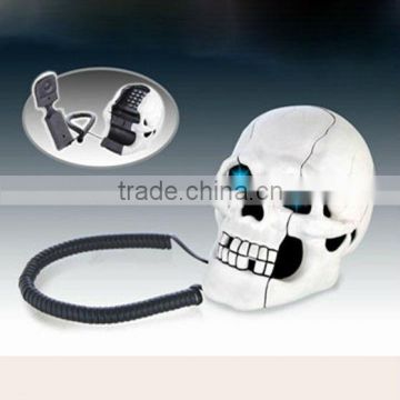 cool shining skull shape telephone