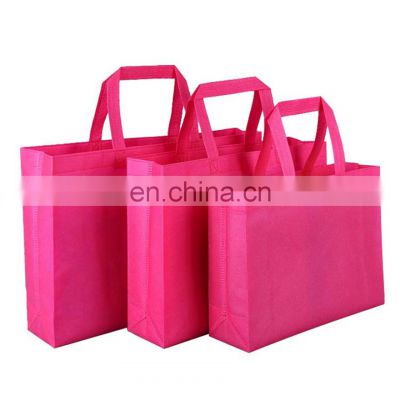 Recycled non-woven sling tote bag strong shopping and wine bag tote hand bags with custom printed logo