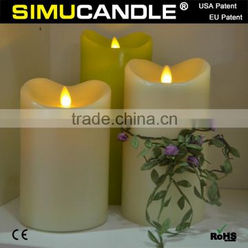 Home impression Votive Led flameless candle timer and remote ready with USA, EU patent