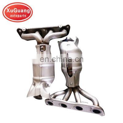 XG-AUTOPARTS direct fit exhaust manifold catalytic converter for nissan Qashqai 2.0L 2008- 2013 high quality