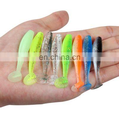 JOHNCOO Plastic 5cm 1.2g Trout Lures Live Baits Worms Soft Fish Lure for Fish