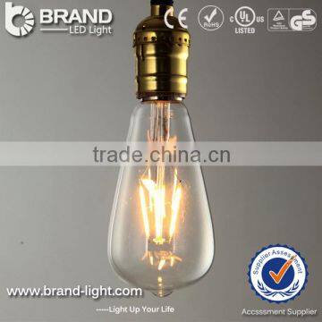High Quality Glass 2300K 2700K 6W Filament Bulb Light