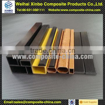 Anti-corrosion fiberglass oval/square/rectangular tube customized fiberglass tubing
