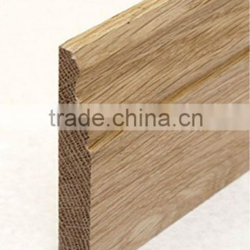 solid wood baseboard profile