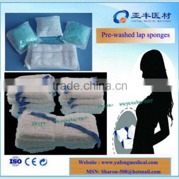 X-ray detectable surgical sponges sterile lap sponge