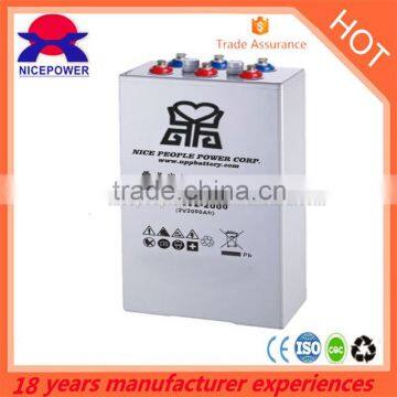 tubular GEL battery 2v 2000ah solar OPzV battery 2v 2000ah for UPS