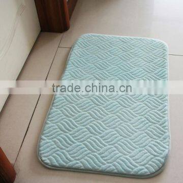 fleece floor rugs carpet non-slip bathroom floor mat