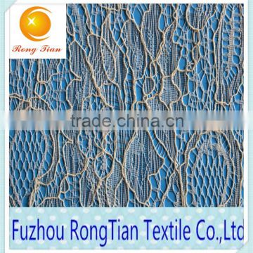 Nylon crocheted lace fabric for wholesale