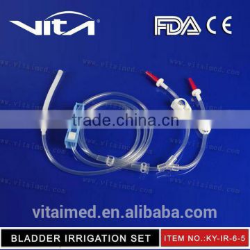 Y-type TUR/Bladder Irrigation Set made of non-toxic PVC