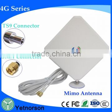 Hig quality gian double 4G antenna with ts9 connectors 2g 3g 4g antenna for Huawei router