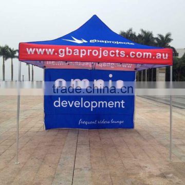 portable booth market stall tent OEM logo printing folding marquee tent for advertising